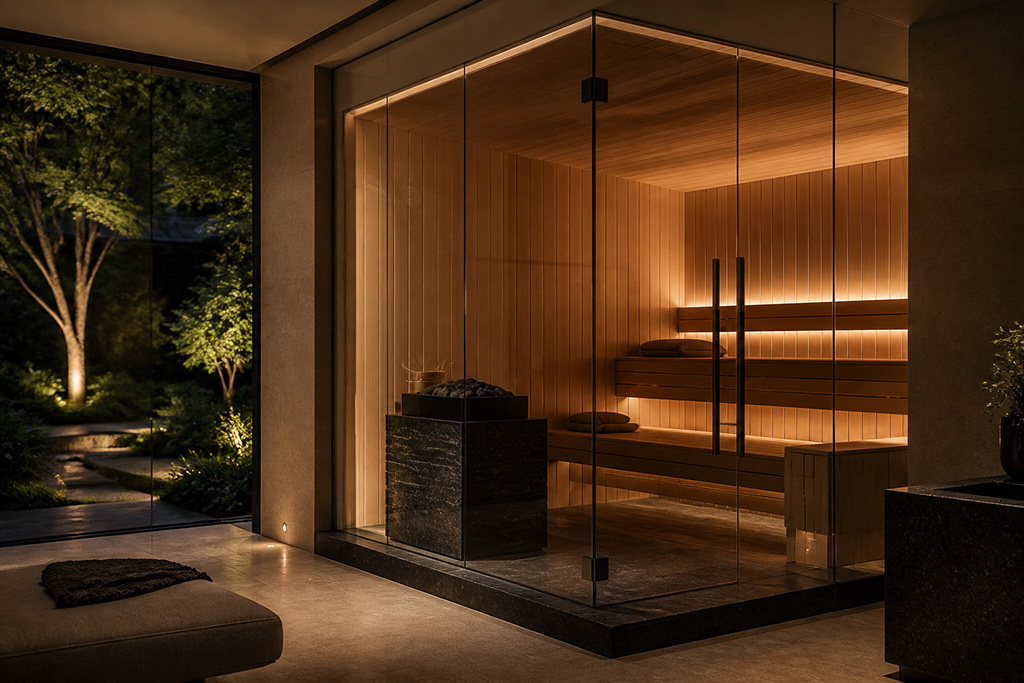 Villa wellness alanı